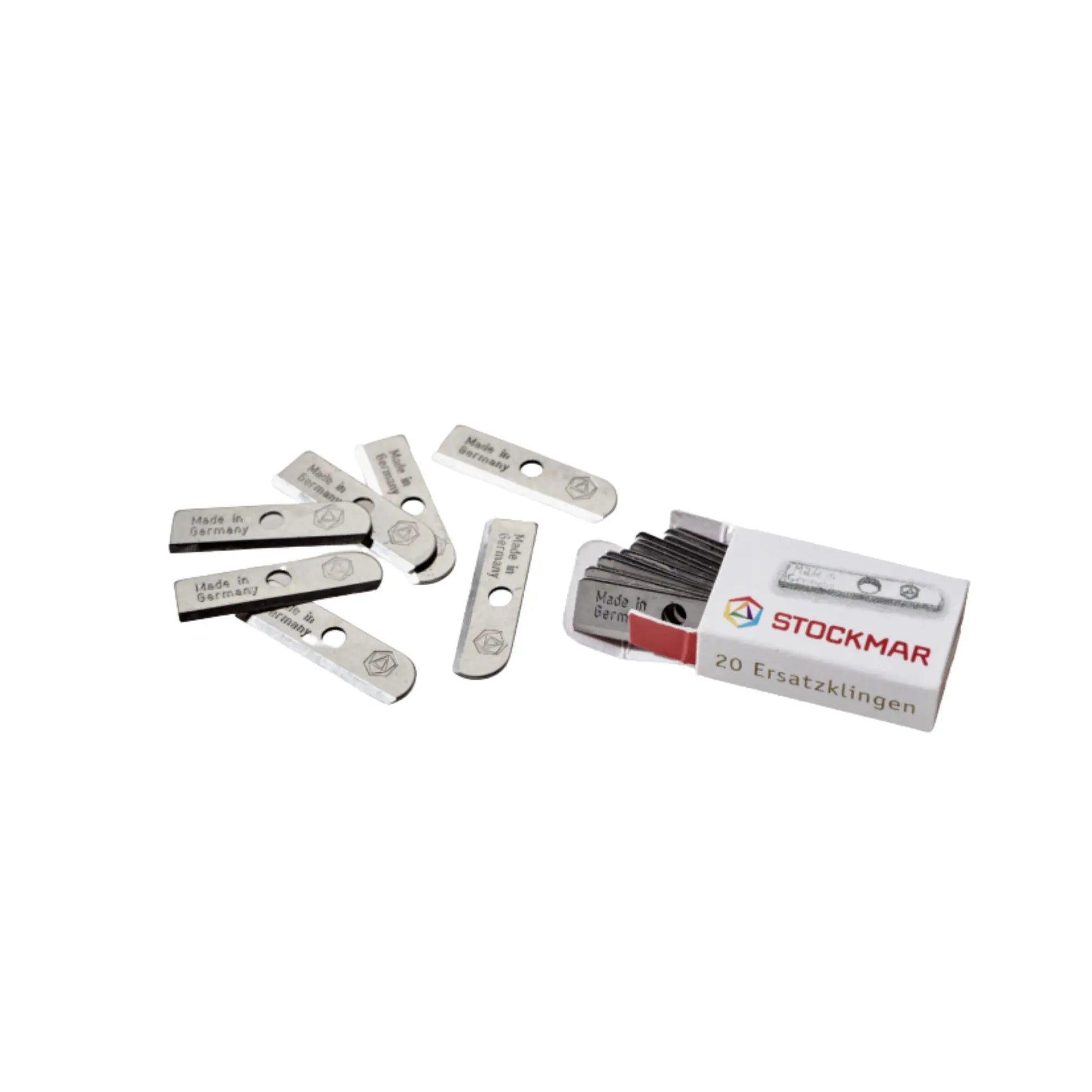 Box of Stockmar Dual Wooden Pencil Sharpener replacement blades