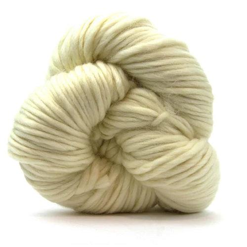 Undyed superwash merino super bulky yarn hank