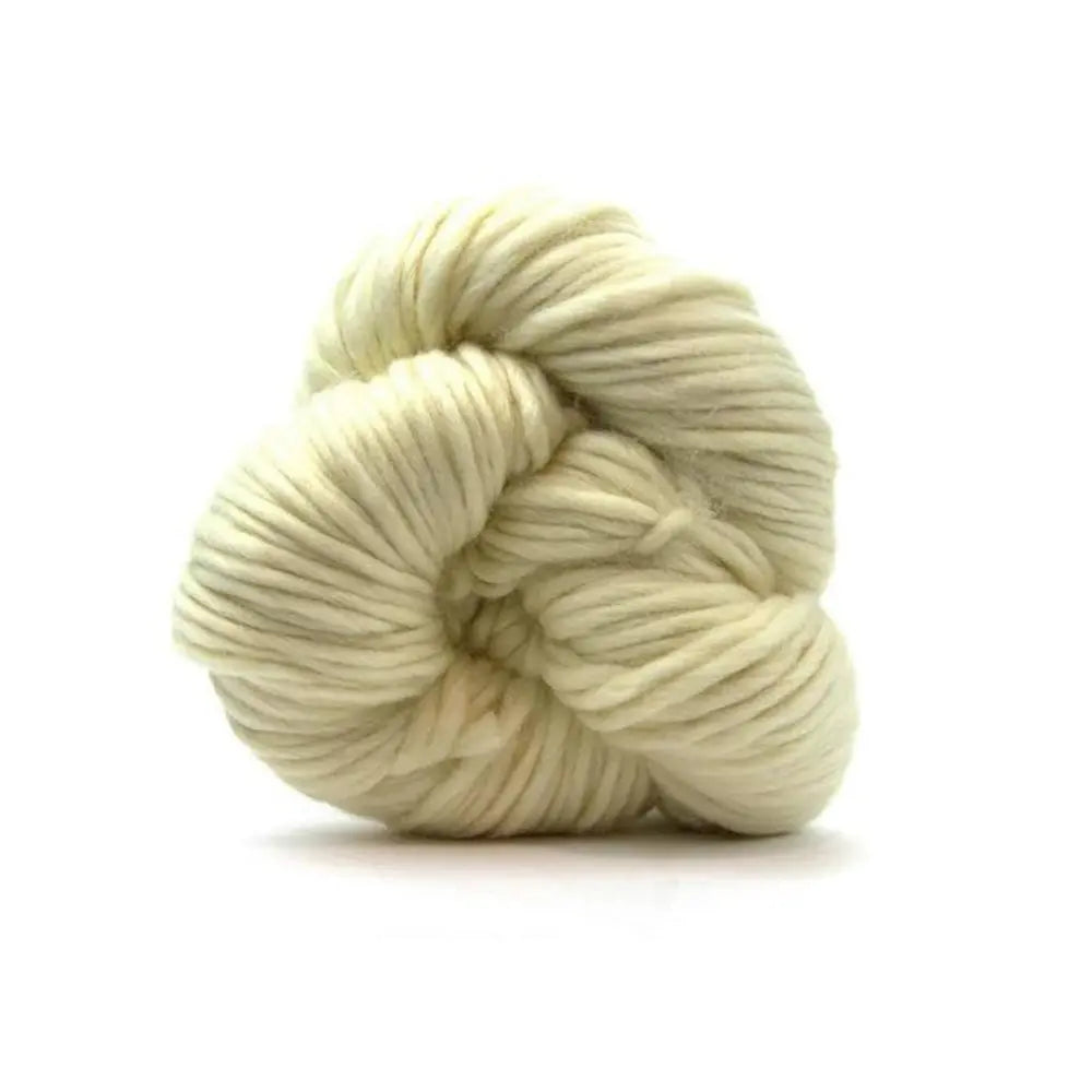 Undyed superwash merino super bulky yarn hank