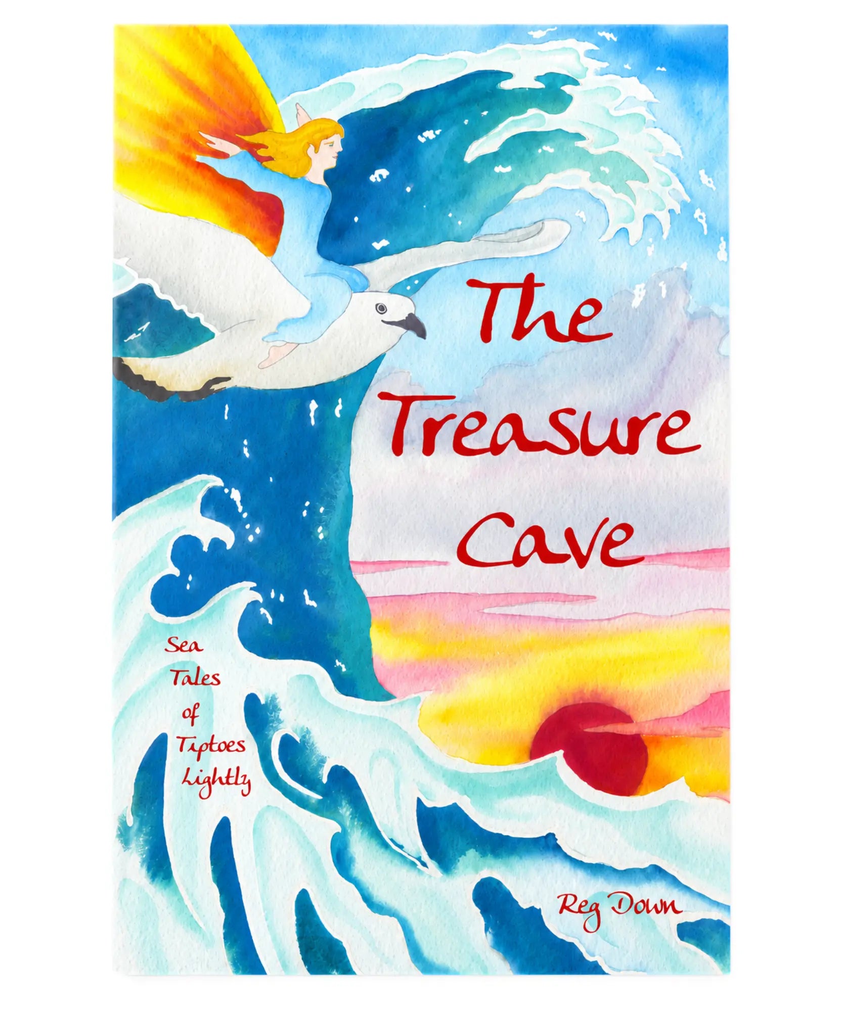 Front cover of The Treasure Cave, a Tiptoes Lightly seaside chapter book by Reg Down.