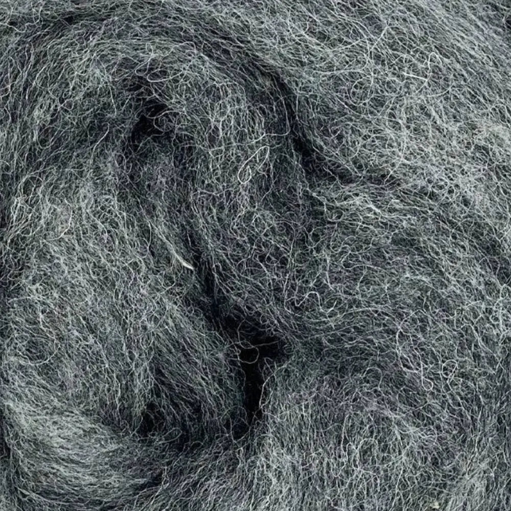 Close-up of a ray wool sliver called tornado