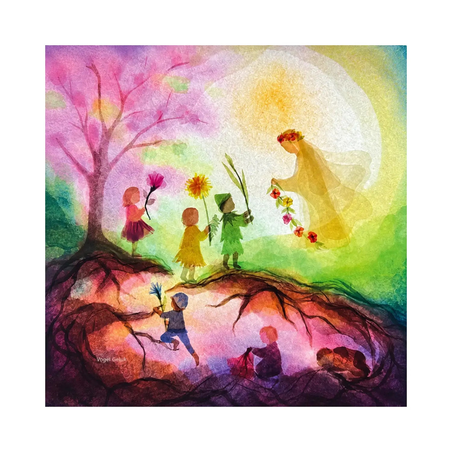 Toverlux Spring Fairy Silhouette by Vogel Geluk