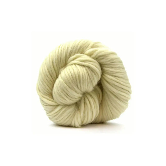 Undyed Corriedale super bulky wool yarn skein