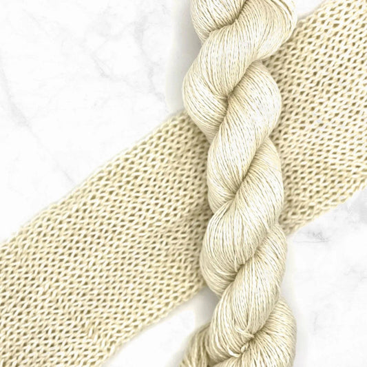 Undyed superwash merino silk cashmere yarn fingering weight twisted hank