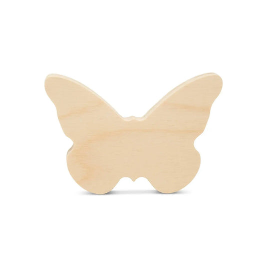 Unfinished birch wood butterfly craft blank for spring crafts and seasonal nature tables