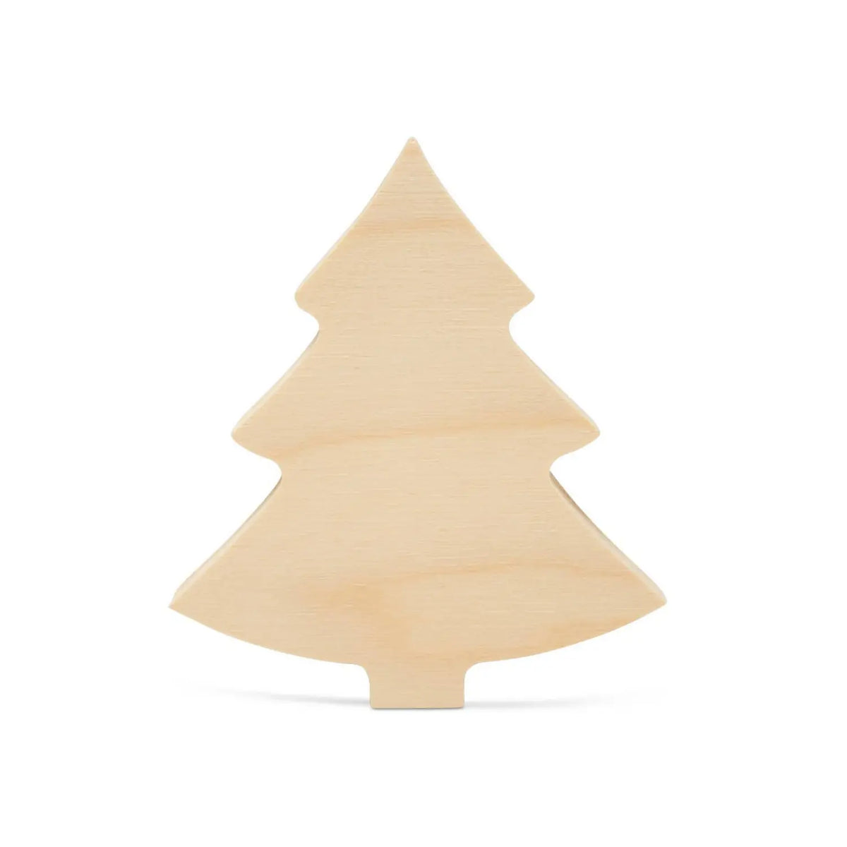 Unfinished birch wood evergreen tree for winter crafts and seasonal nature tables