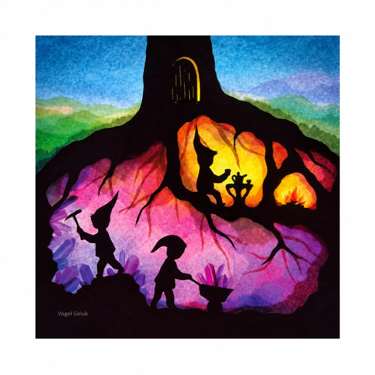 Waldorf Toverlux Dwarf Silhouette for the Magic Lamp