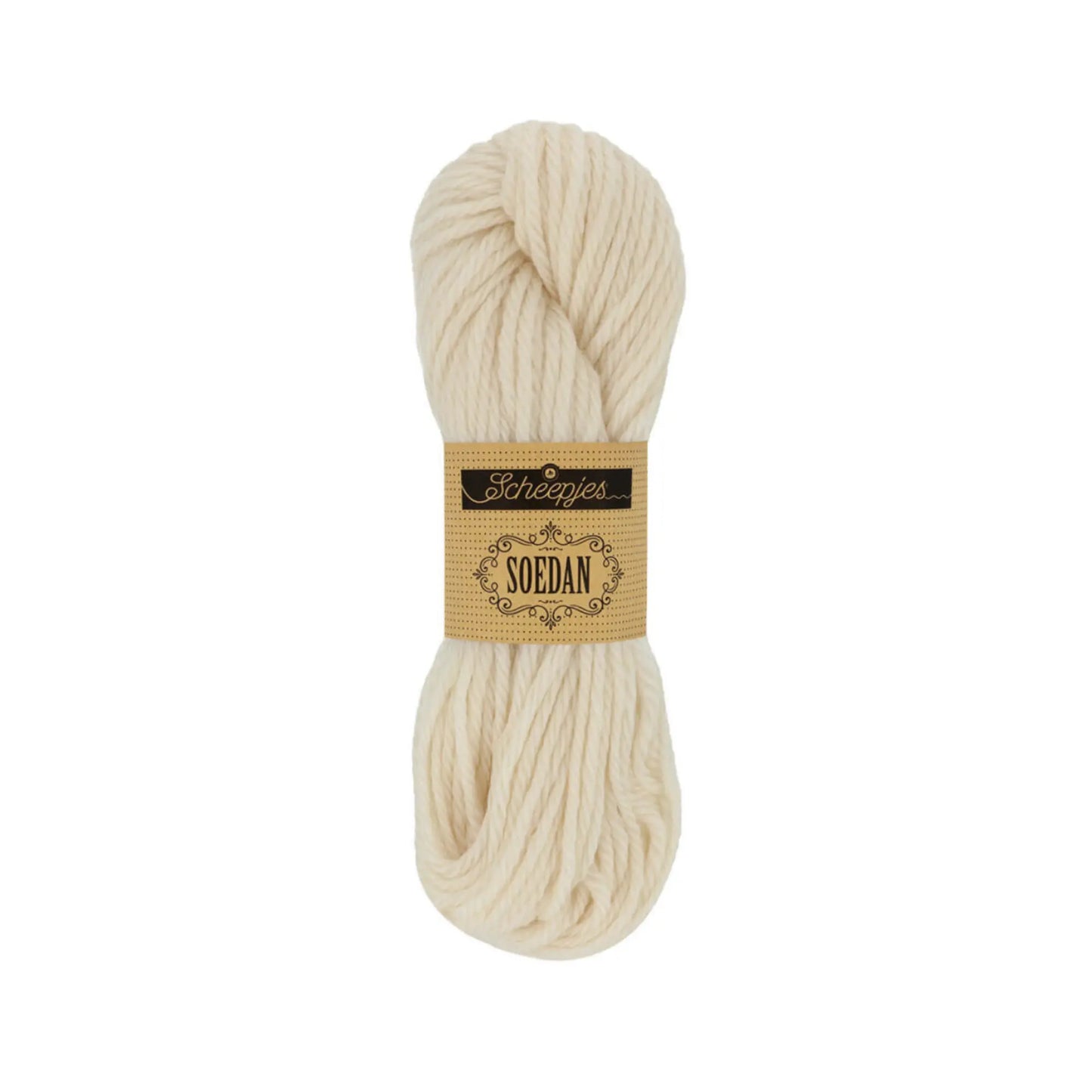 White 1301 wool doll hair yarn for white-haired dolls, winter characters, and elder figures.