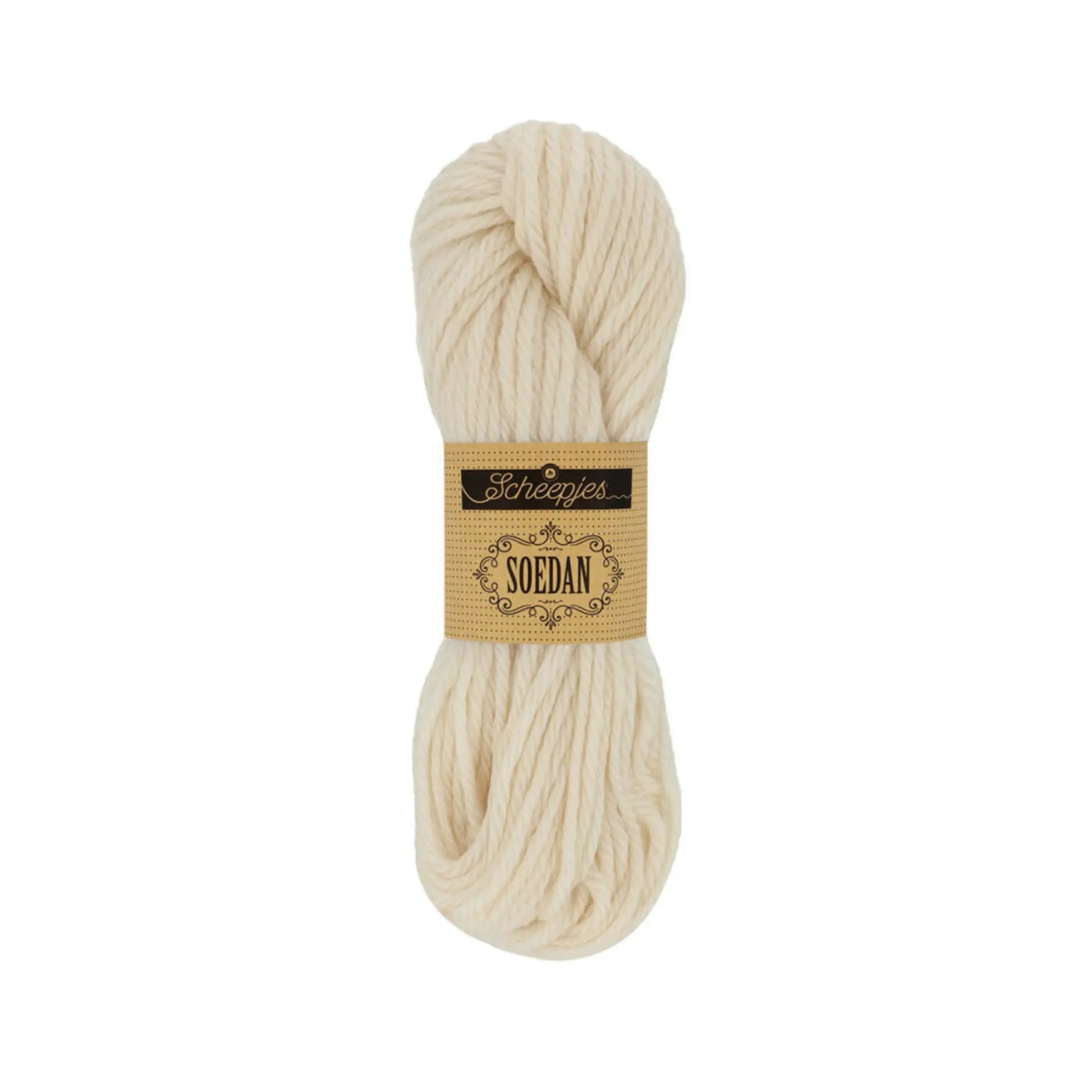 White 1301 wool doll hair yarn for white-haired dolls, winter characters, and elder figures.