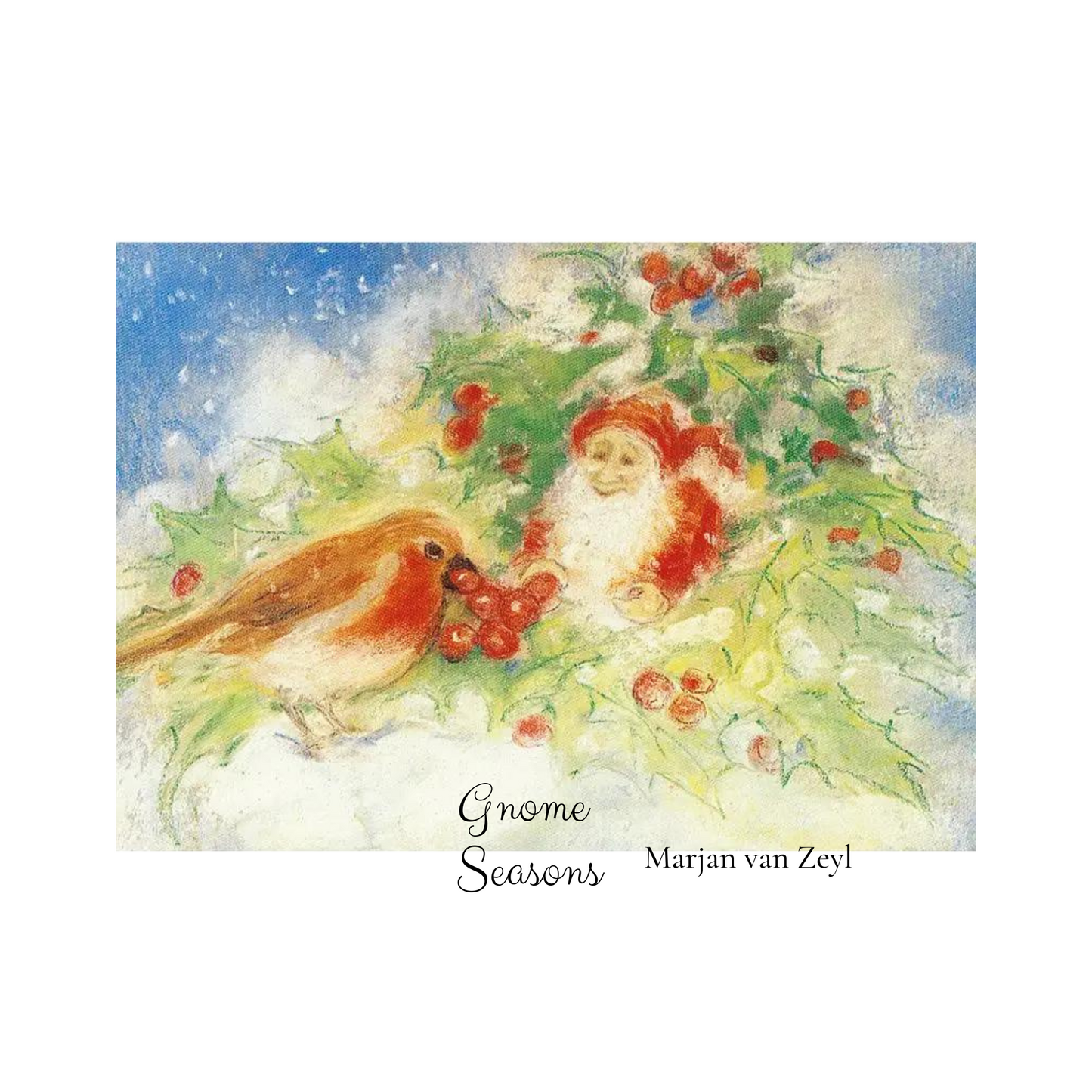 Marjan van Zeyl Gnome Seasonal Postcard Set - Alder & Alouette