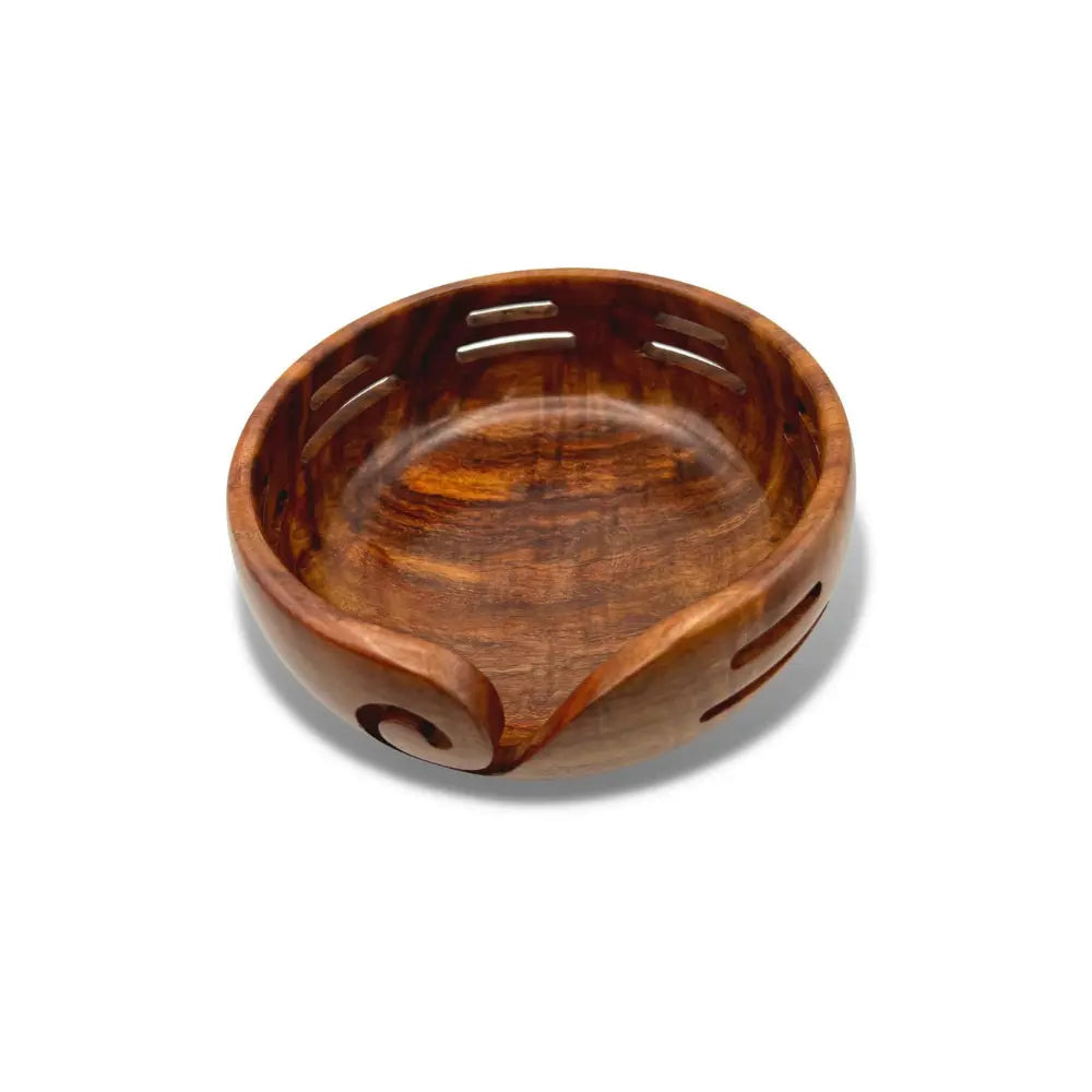 Wooden basket on a white background