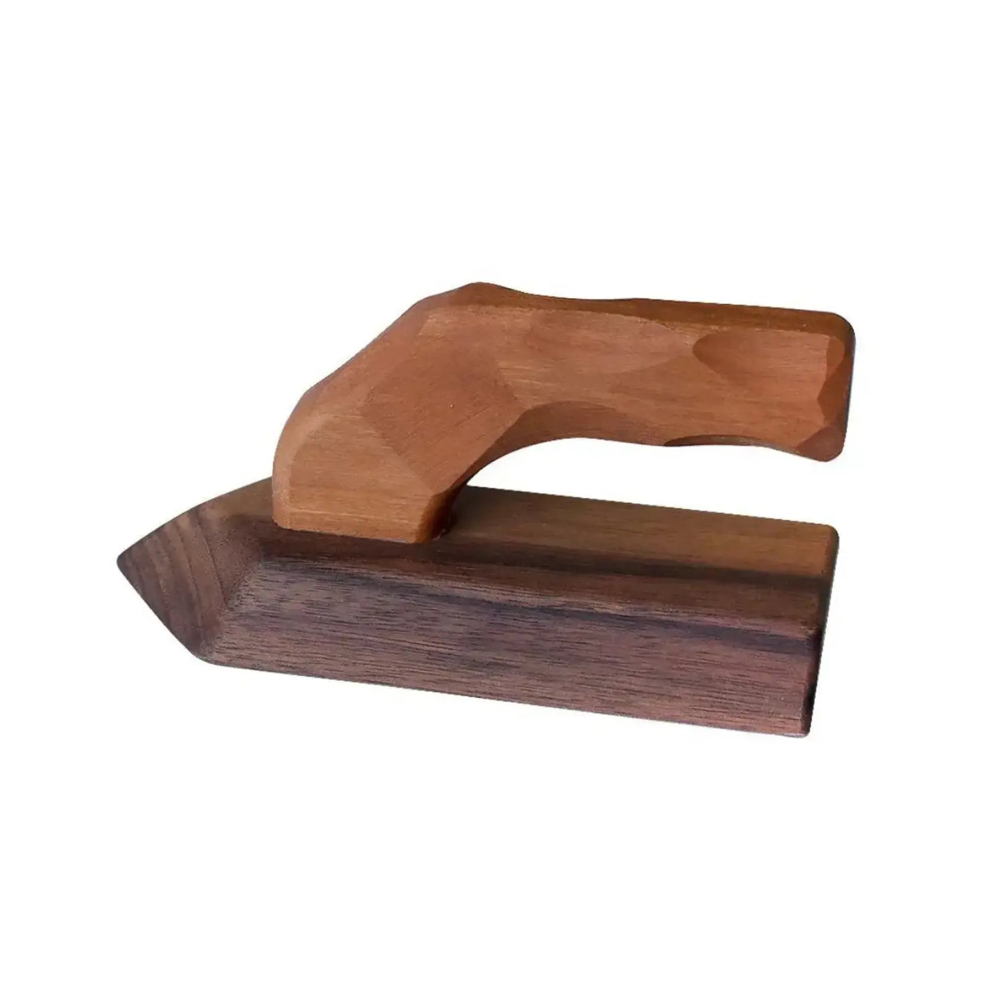 Walnut and Maple Wooden Iron Toy for Pretend House Play