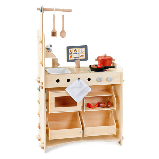 Creative Play 3-in-1 – Play Kitchen, Store & Workshop for Imaginative Kids