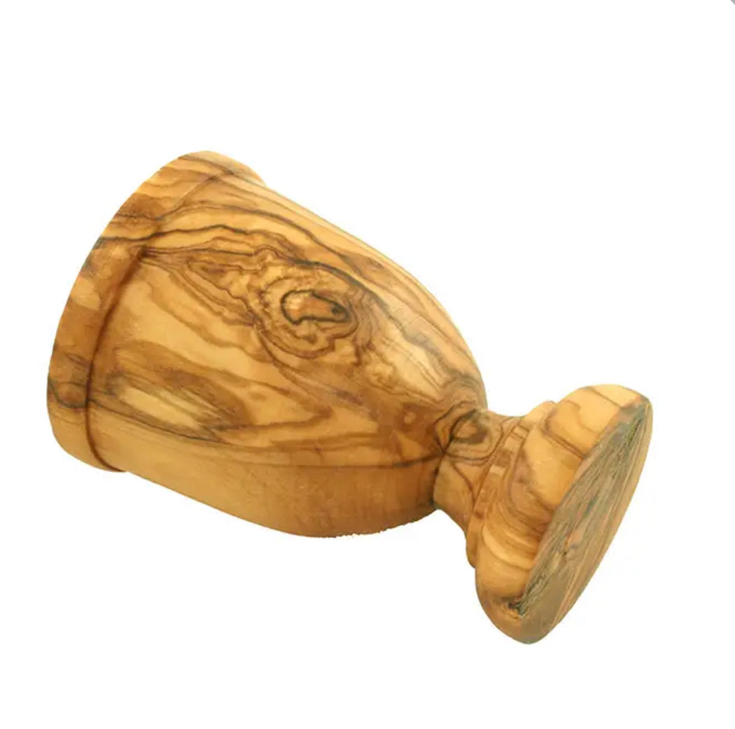 Pretend Play Dishes - Wooden Goblet 