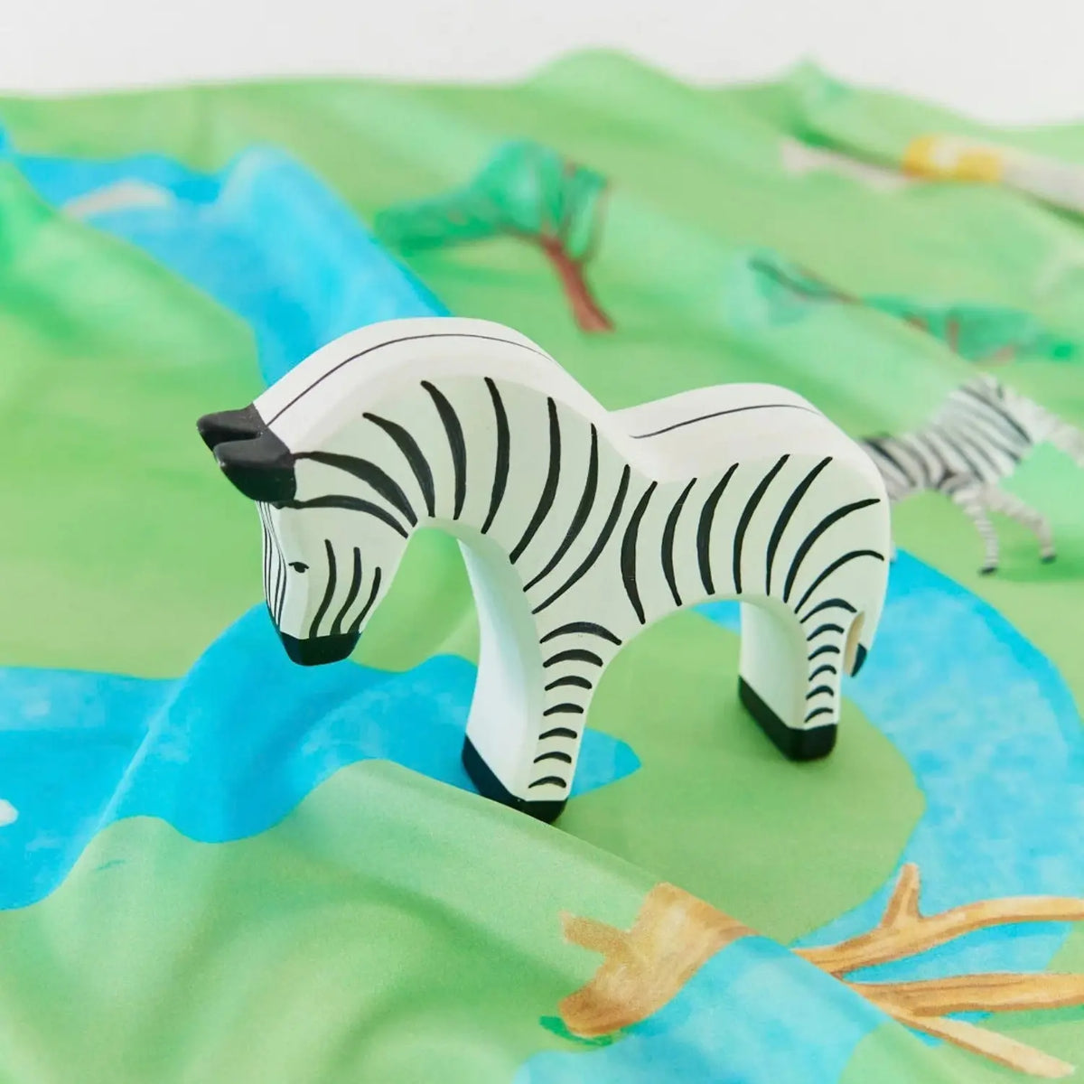 Wooden Zebra Toy