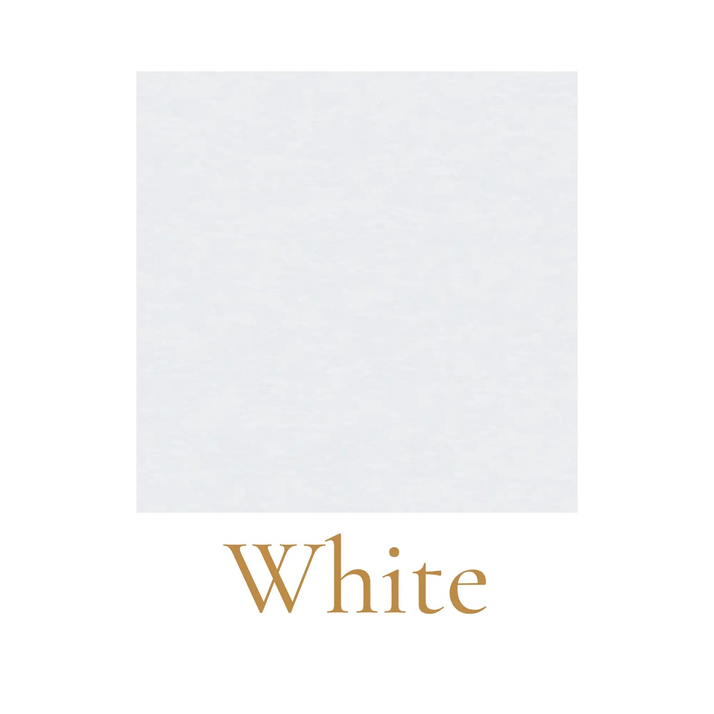 Heavyweight woodless English cardboard color swatch in white