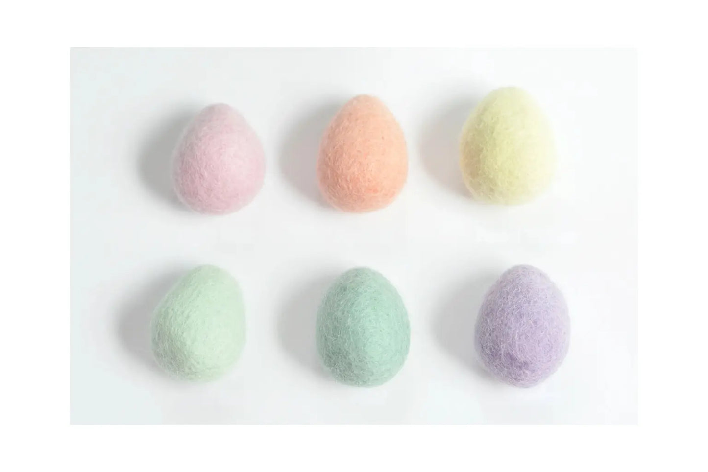 Felted Wool Eggs – Farmhouse and Spring Pastel Colors