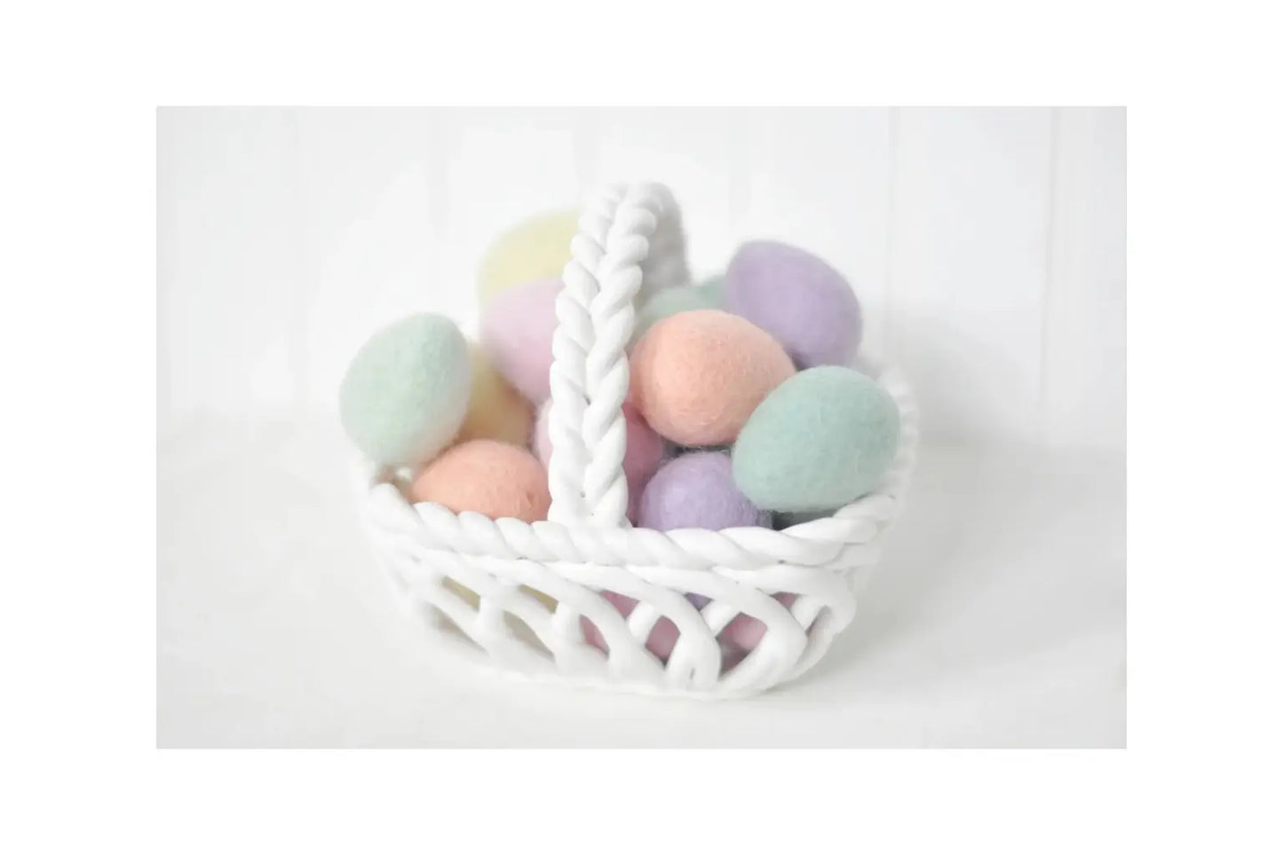 Felted Wool Eggs – Farmhouse and Spring Pastel Colors