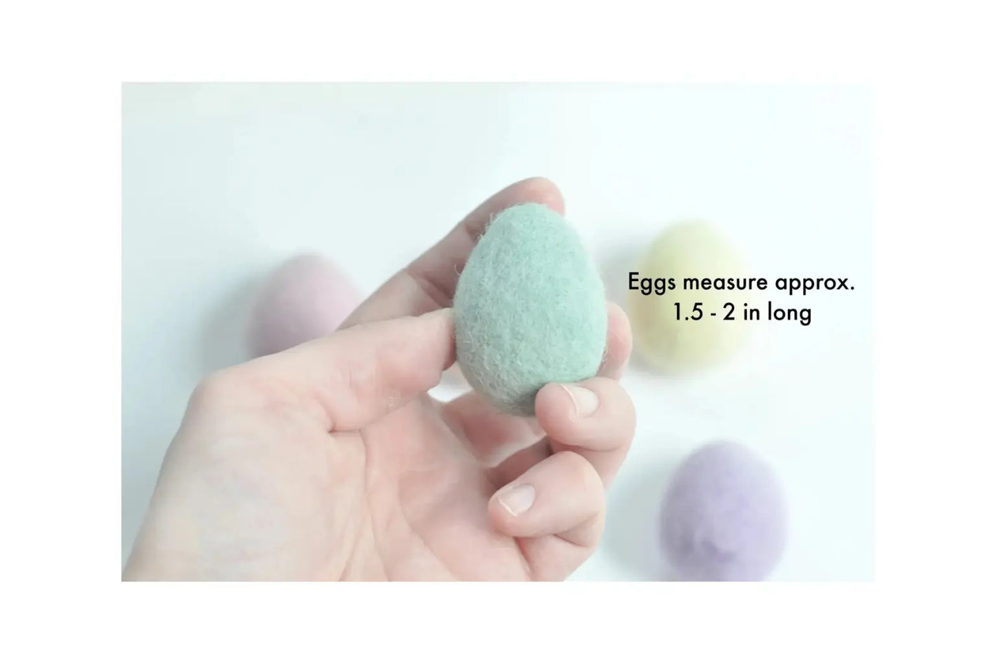 Felted Wool Eggs – Farmhouse and Spring Pastel Colors