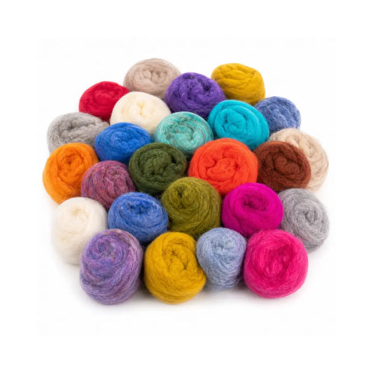 Felter’s Fleece Wool (½ oz)  Merino-Suffolk Mix – for Needle and Wet Felting