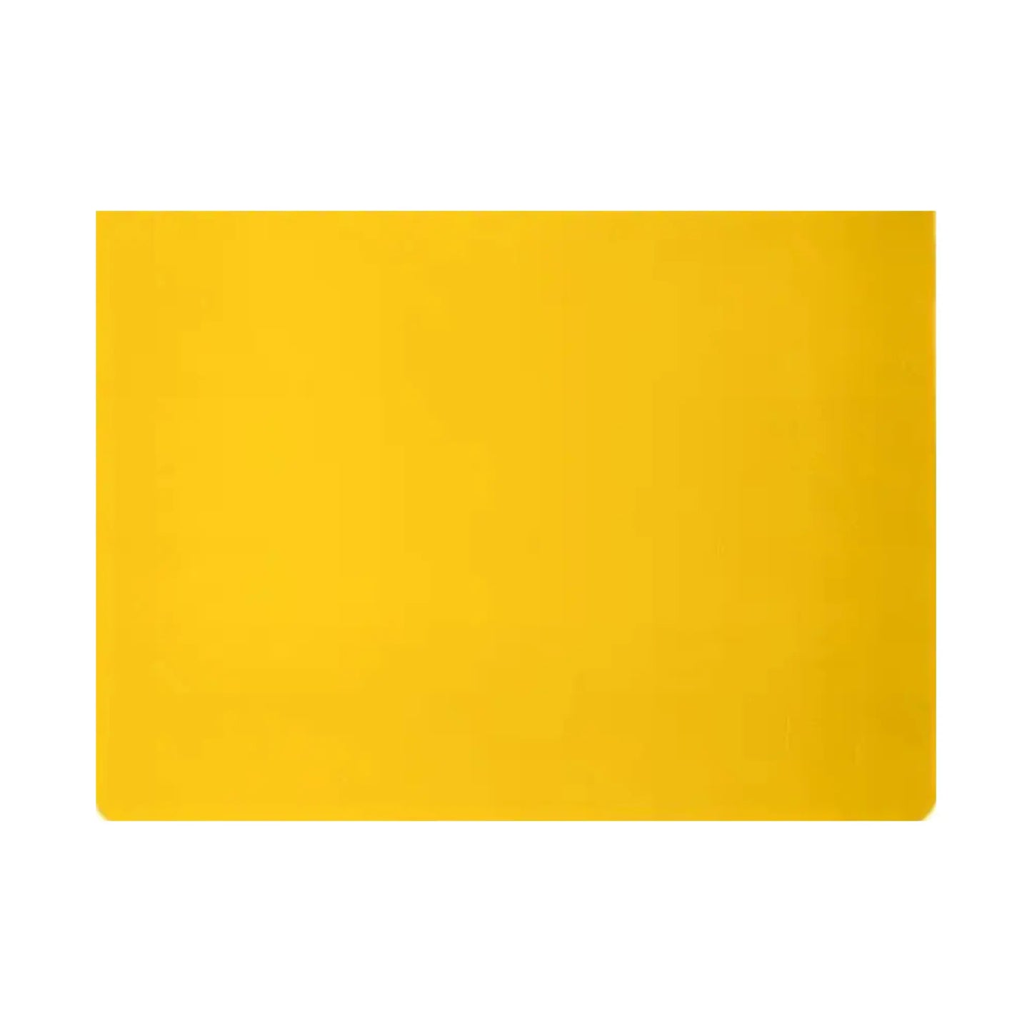 Yellow landscape blank Waldorf main lesson book with open white pages