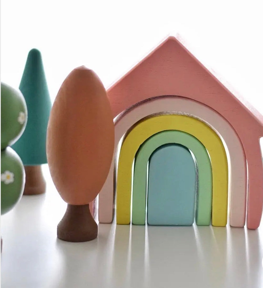 Wooden Toys | All Seasons Wooden Play Tree Set - Alder & Alouette