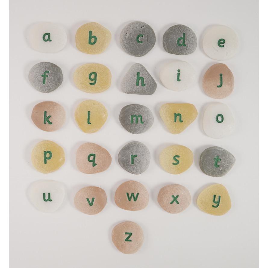 Alphabet Pebbles, Lower Case, Literacy Manipulative - Alder & Alouette