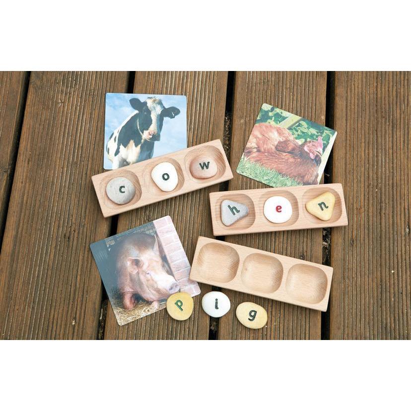 Alphabet Pebbles | Sensory Stones | Alphabet Stones - Alder & Alouette