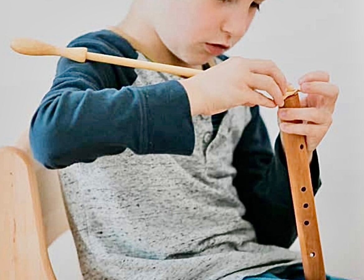 Choroi Flute Cleaning Swab Leather + Wood - Alder & Alouette