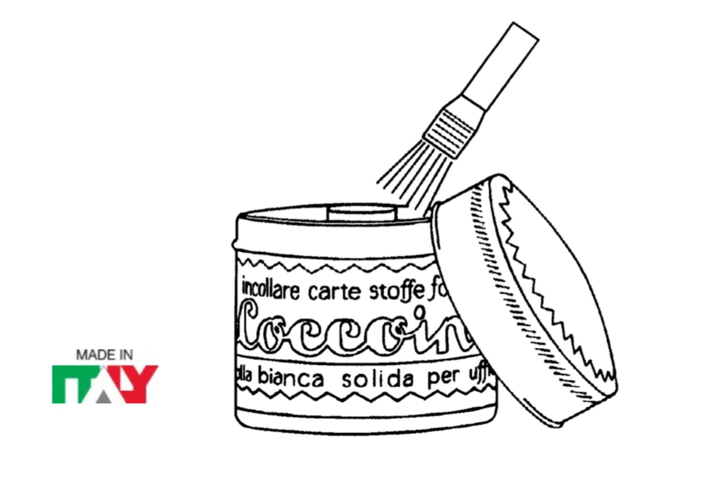 Coccoina Adhesive Paste, Water-Based, Plant-Based - Alder & Alouette