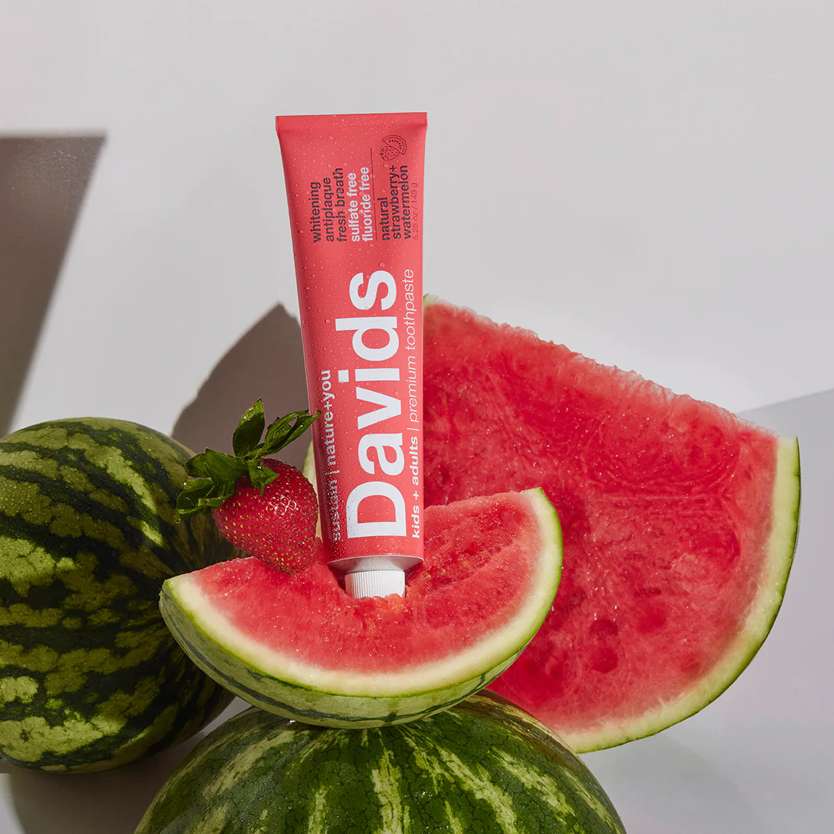 Davids Kids Toothpaste - Strawberry Watermelon - Alder & Alouette 