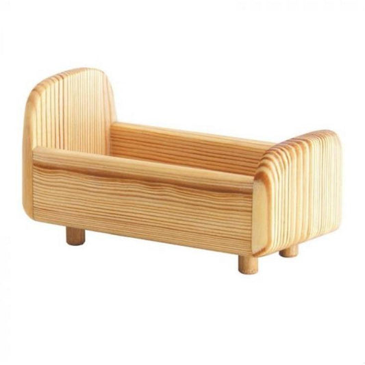 Debresk Wooden Dollhouse Furniture | Toy Doll Bed - Alder & Alouette