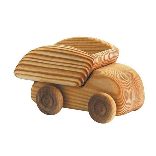 Debresk Wooden Toy Dump Truck on white background