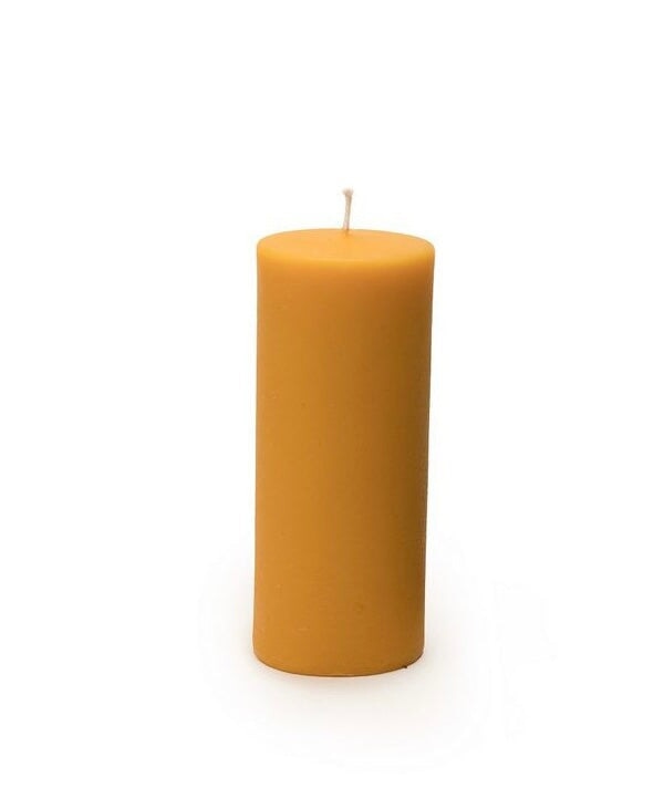 Dipam Beeswax Pillar Candle - Alder & Alouette