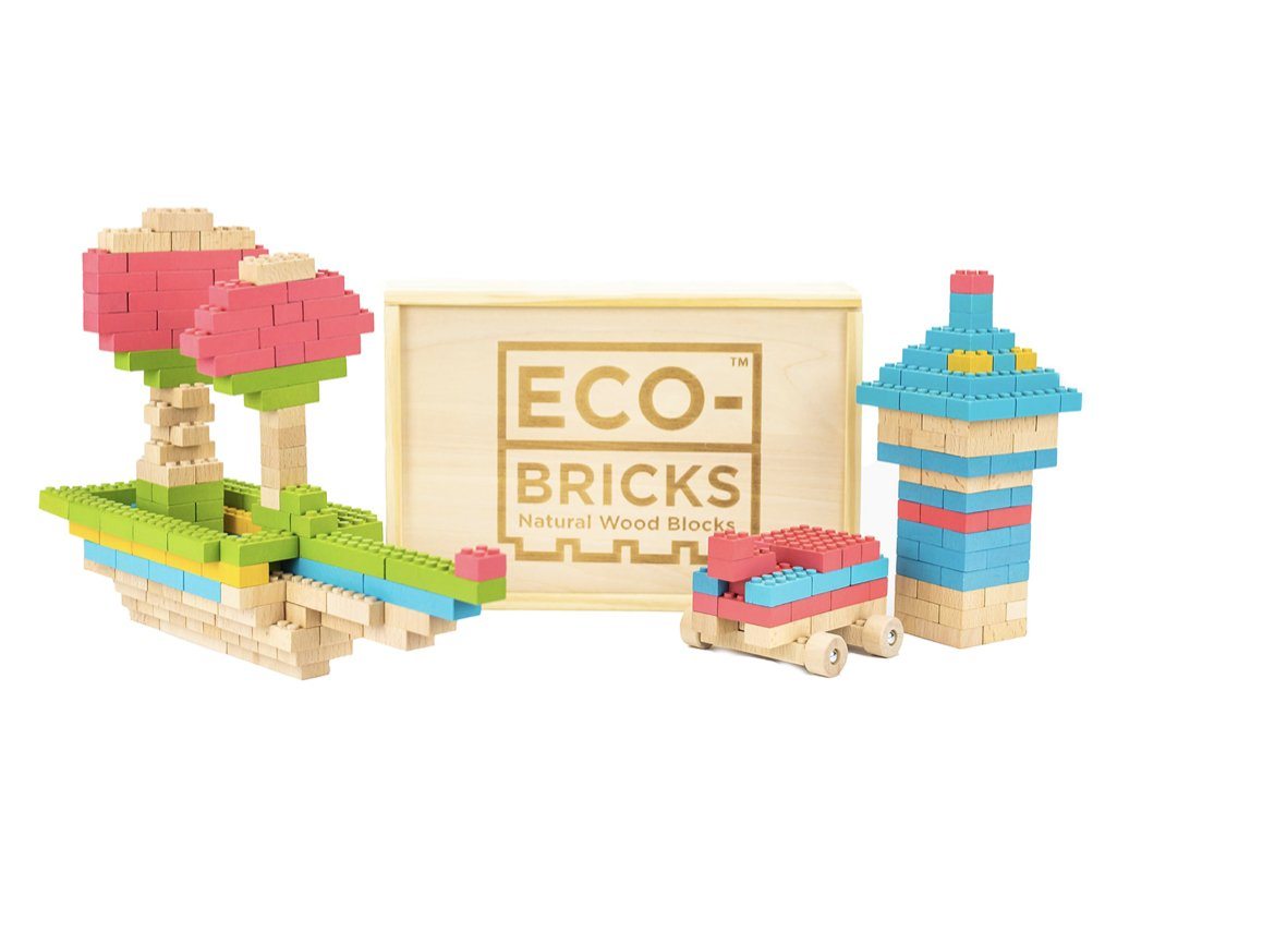 Eco Bricks™ | Wooden Bricks | Construction Toys - Alder & Alouette