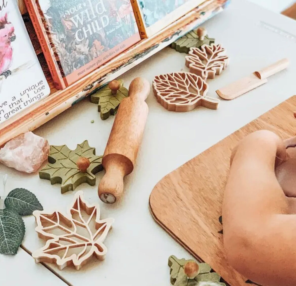 Leaf Cutters for Play Dough, Leaf Set  - Alder & Alouette