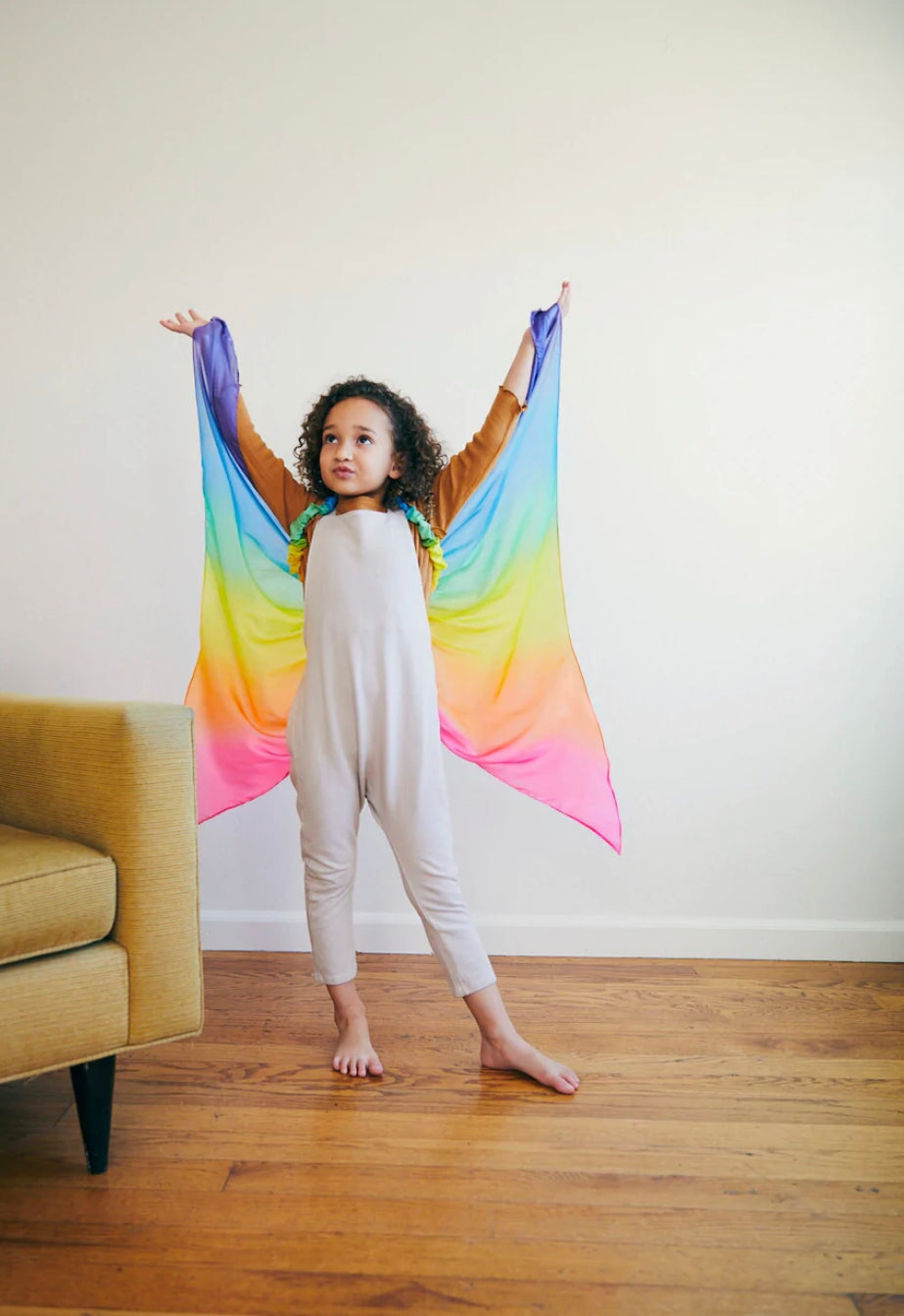 Silk Fairy Wings for Dress Up Pretend Play - Alder & Alouette