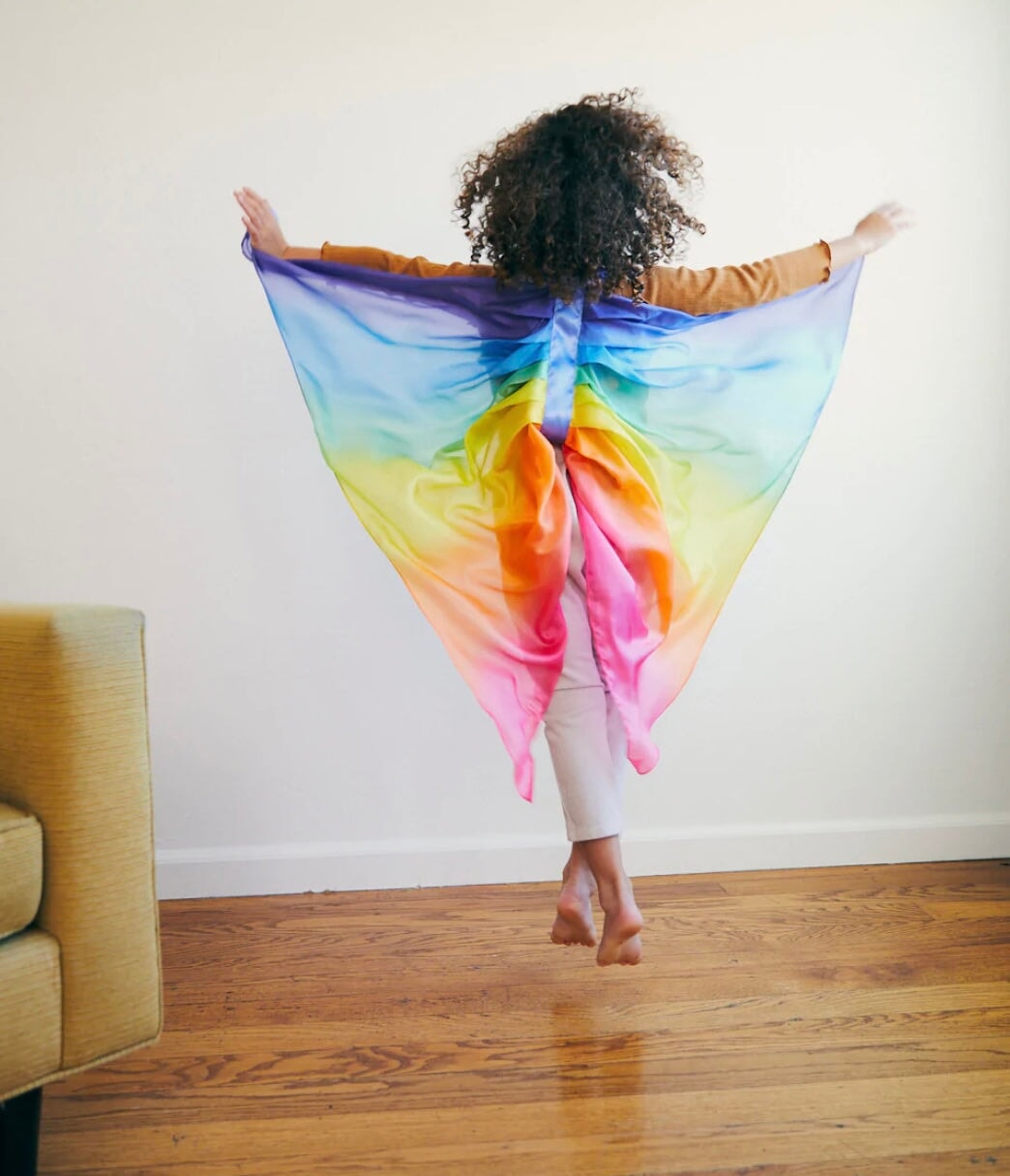 Silk Fairy Wings for Dress Up Pretend Play - Alder & Alouette