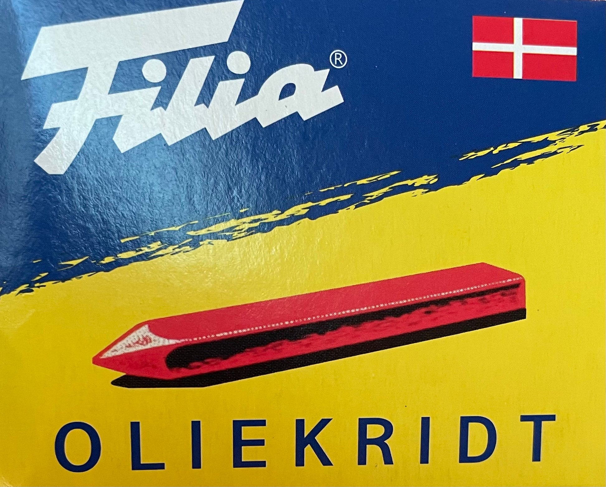 Filia Hard Oil Crayons, 12 Black - Alder & Alouette