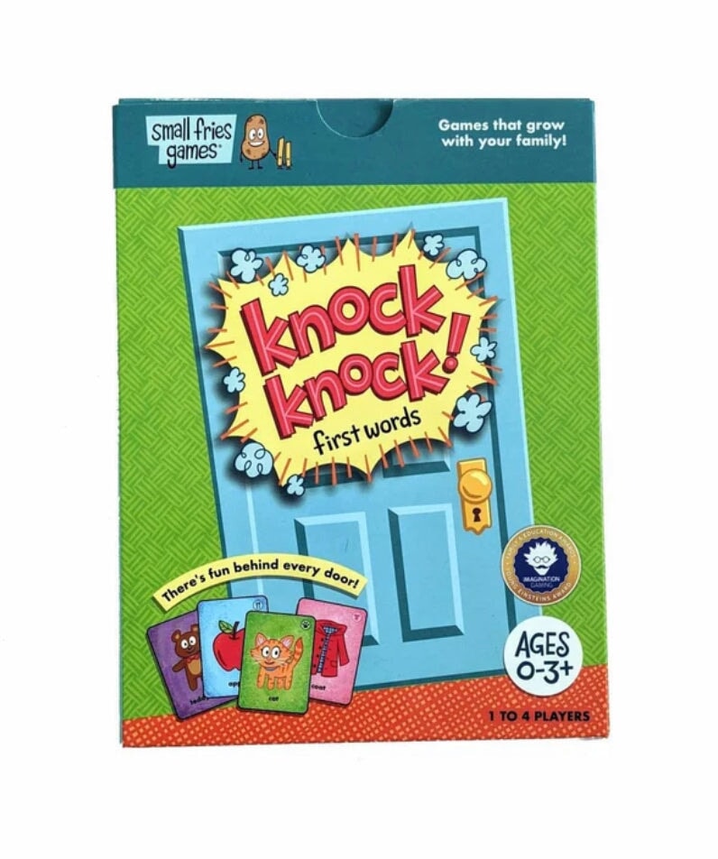 Toddler Game: Knock Knock - A First Words Game Cover on a White Background