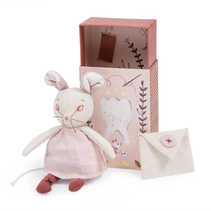 Moulin Roty - Tooth Fairy Mouse and Box