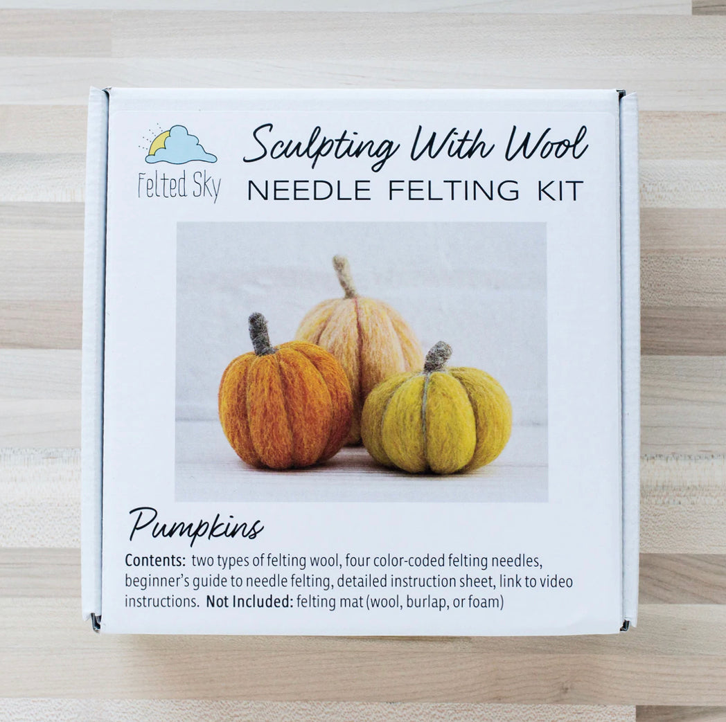 Pumpkins Needle Felting Kit