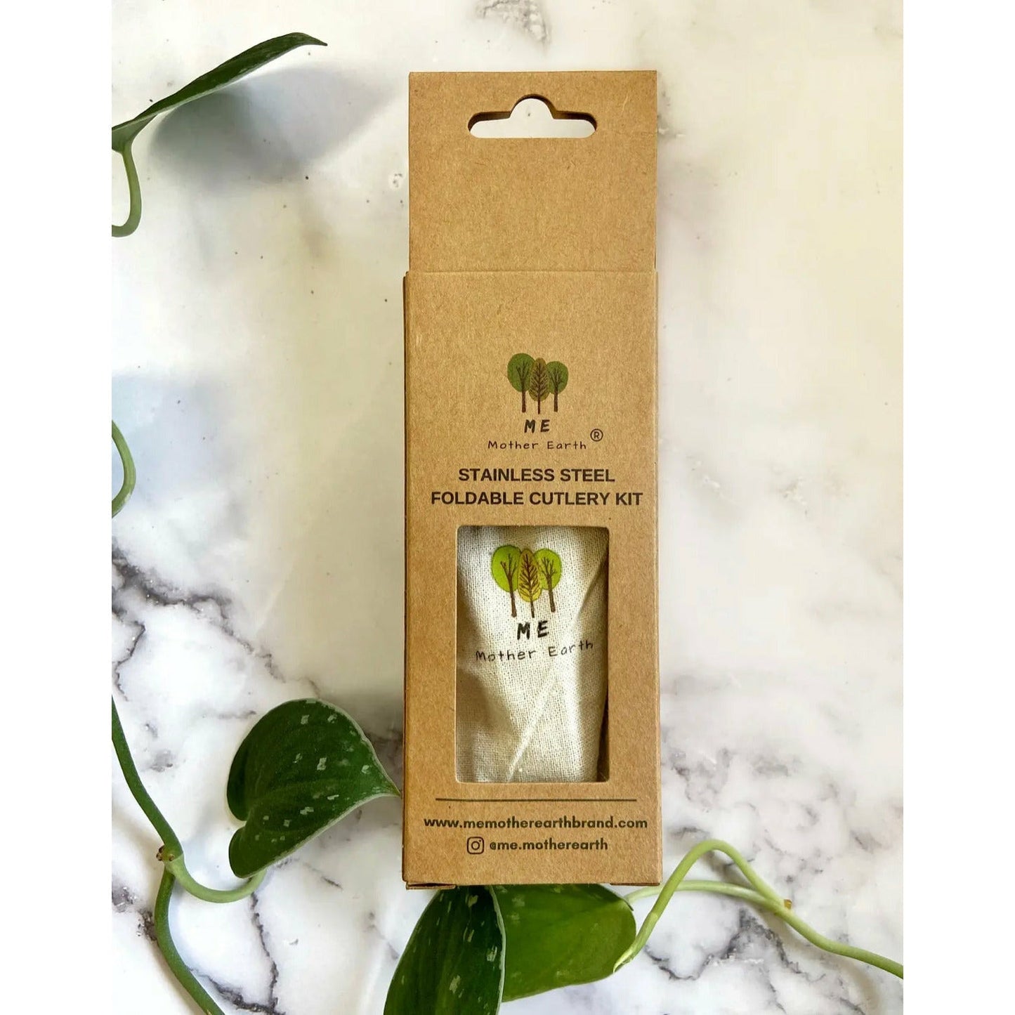 Lunchbox Reusable Cutlery Set, Stainless Steel - Alder & Alouette