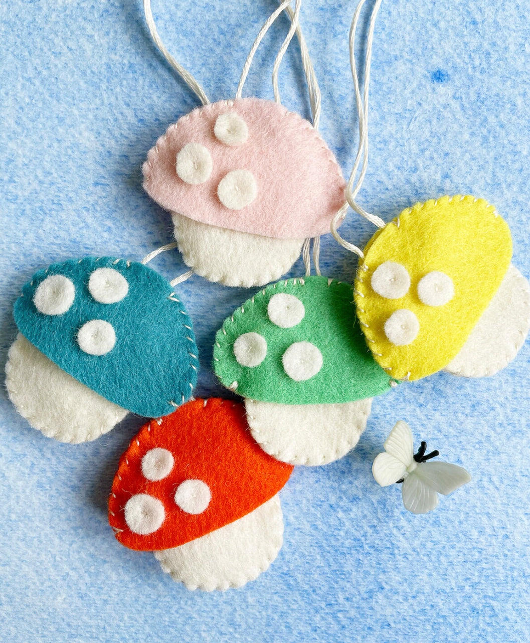 Kids Sewing Kit Mushroom Secret Pocket Necklace - Alder & Alouette