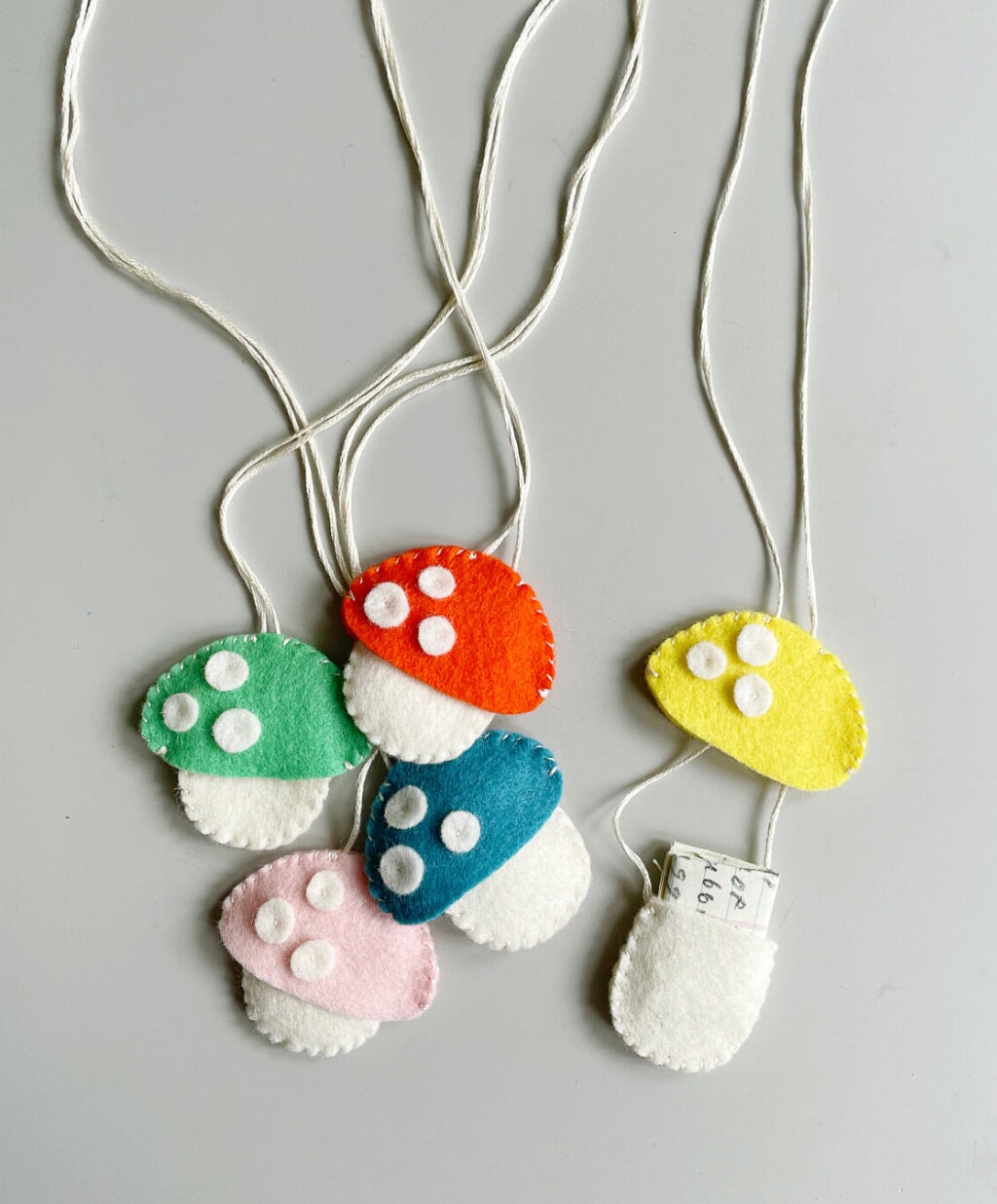 Kids Sewing Kit Mushroom Secret Pocket Necklace - Alder & Alouette