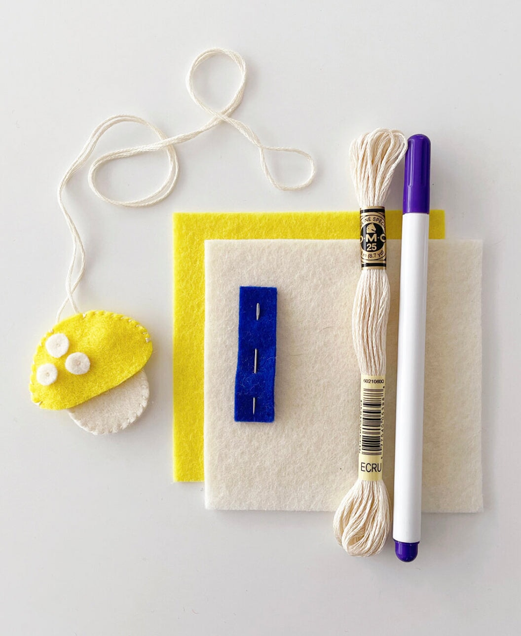 Kids Sewing Kit Mushroom Secret Pocket Necklace - Alder & Alouette