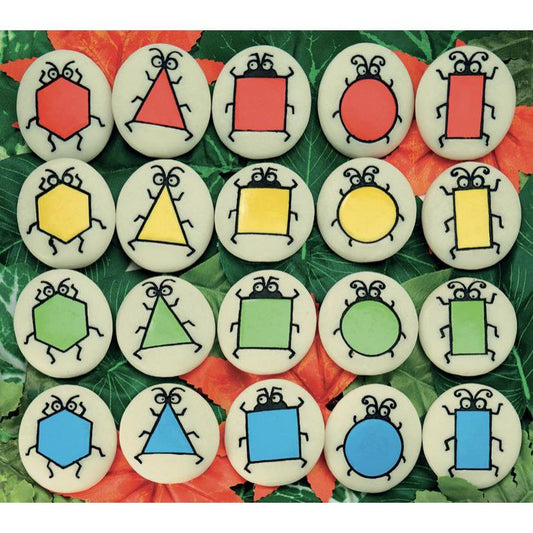 Color Sorting Stones by Yellow Door - Alder & Alouette