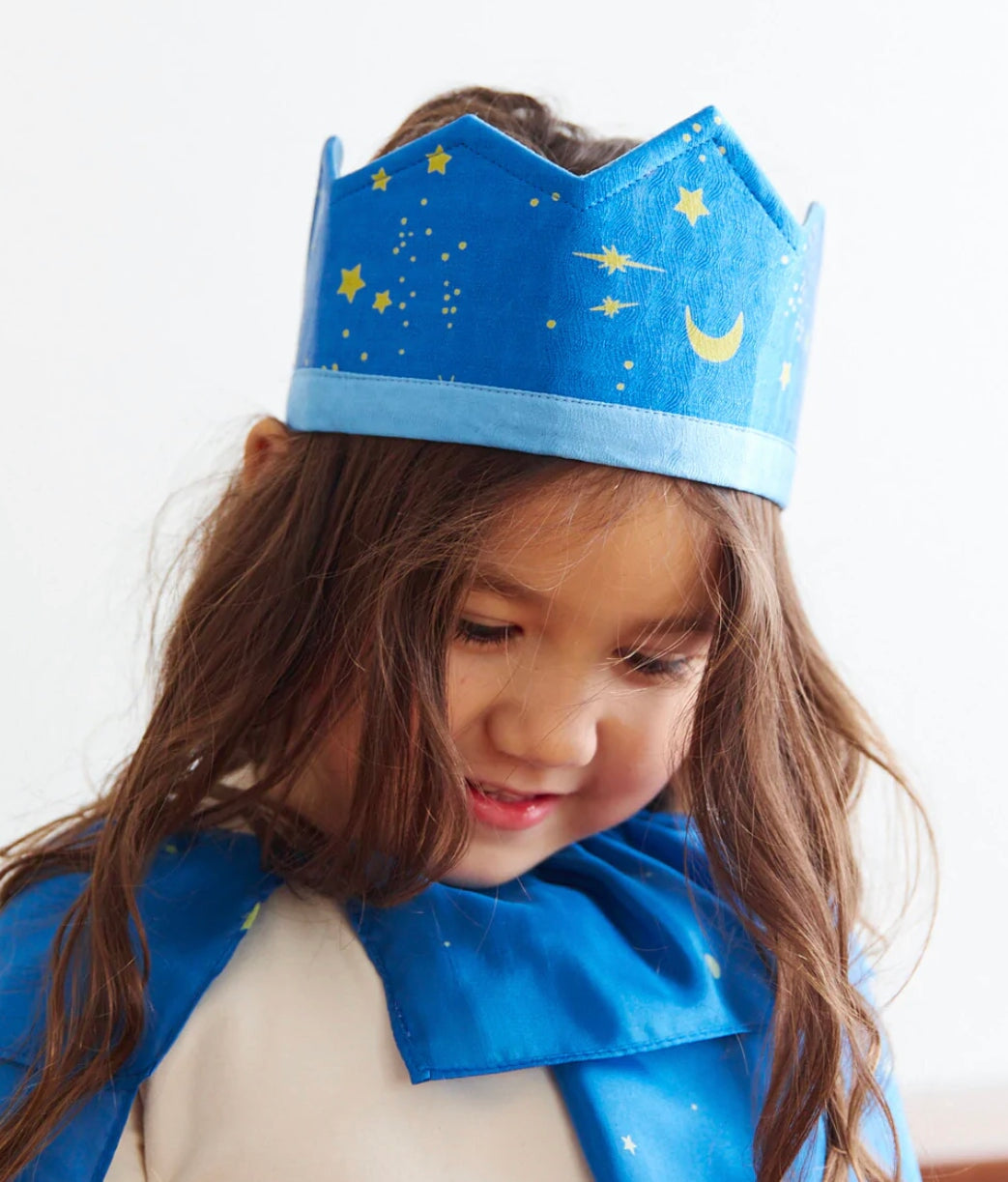 Star Silk Crown for Dress Up Pretend Play