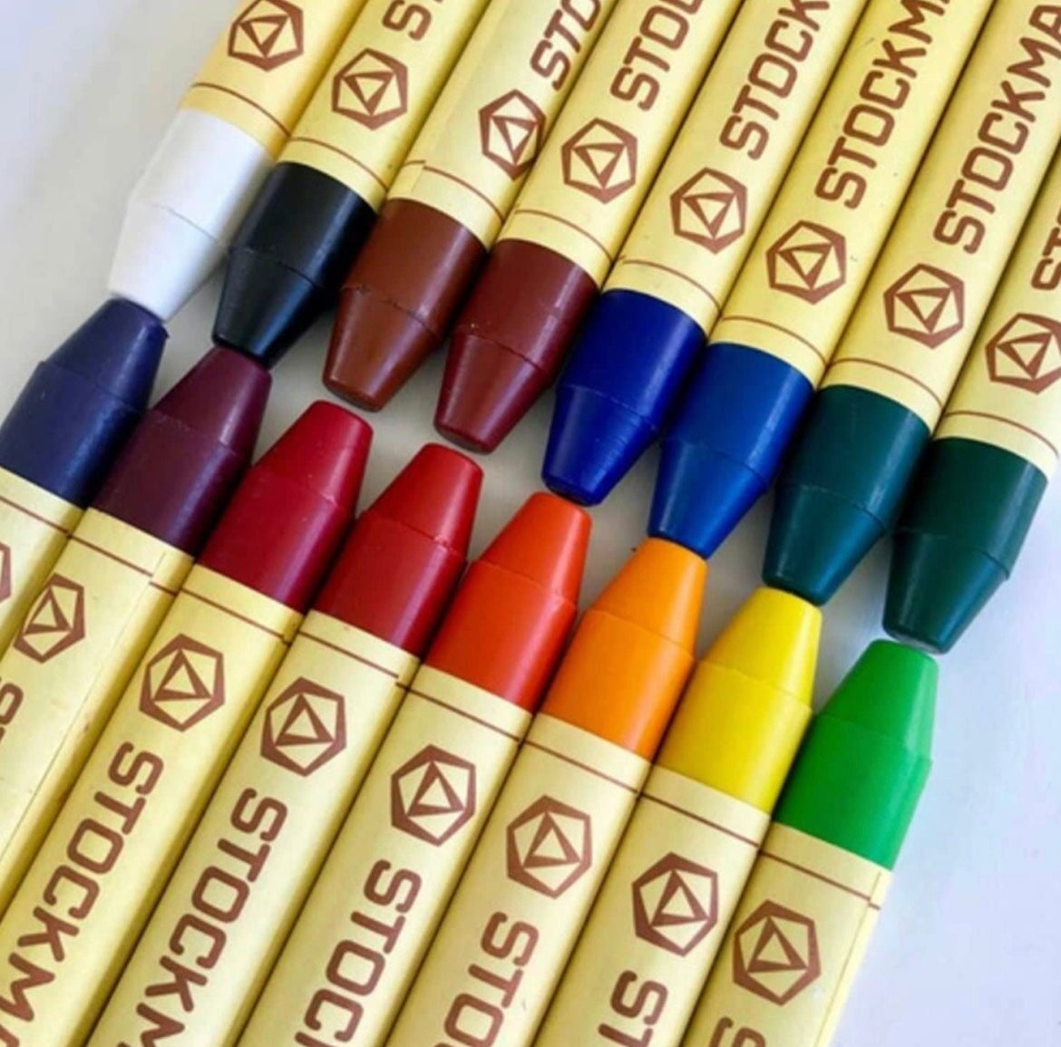Stockmar Crayons | Stick Crayons | Wax Crayons, 12 - Alder & Alouette