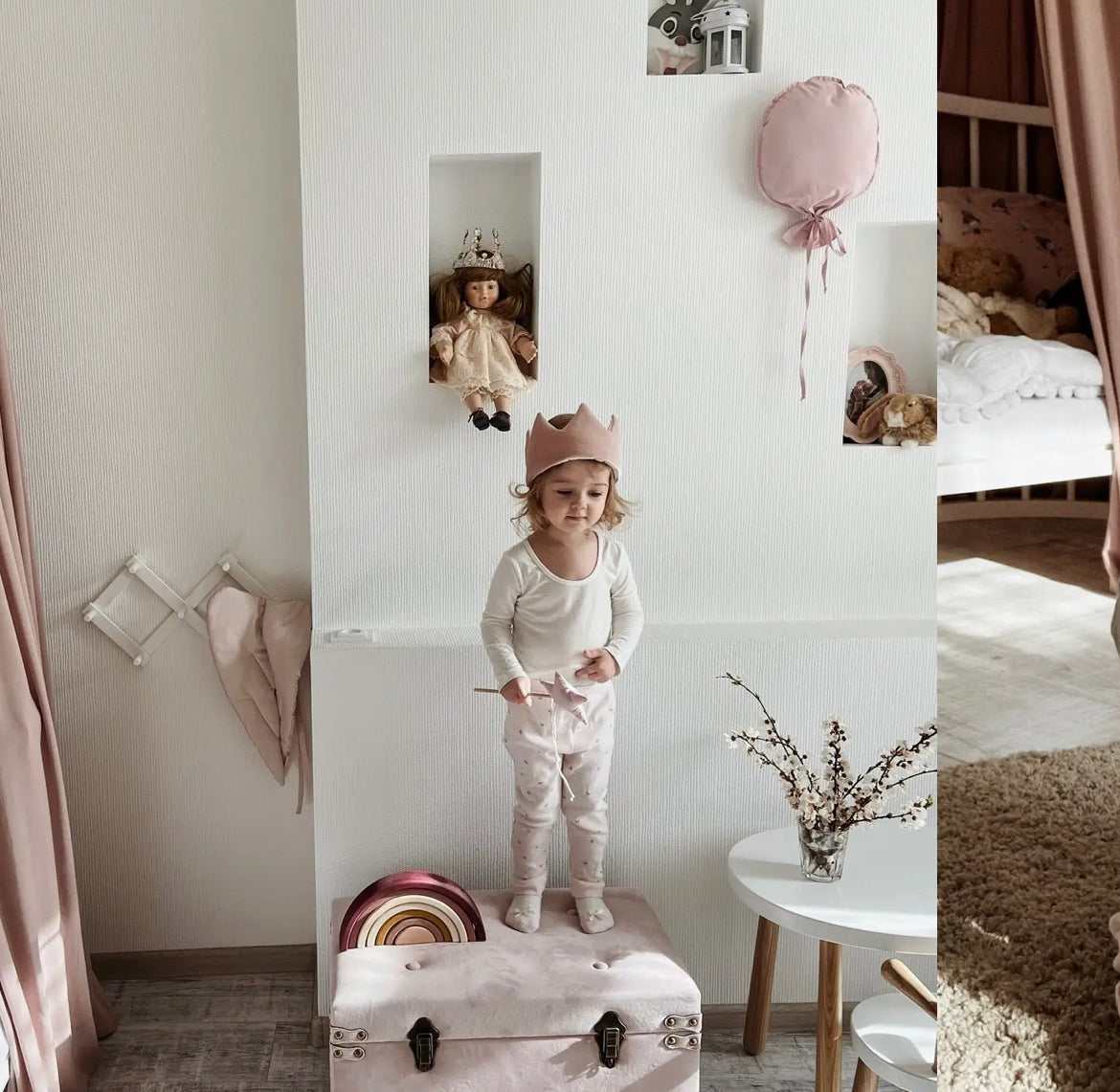 Wooden Rainbow Stacker Toy - Alder & Alouette